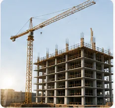 Large development project under construction