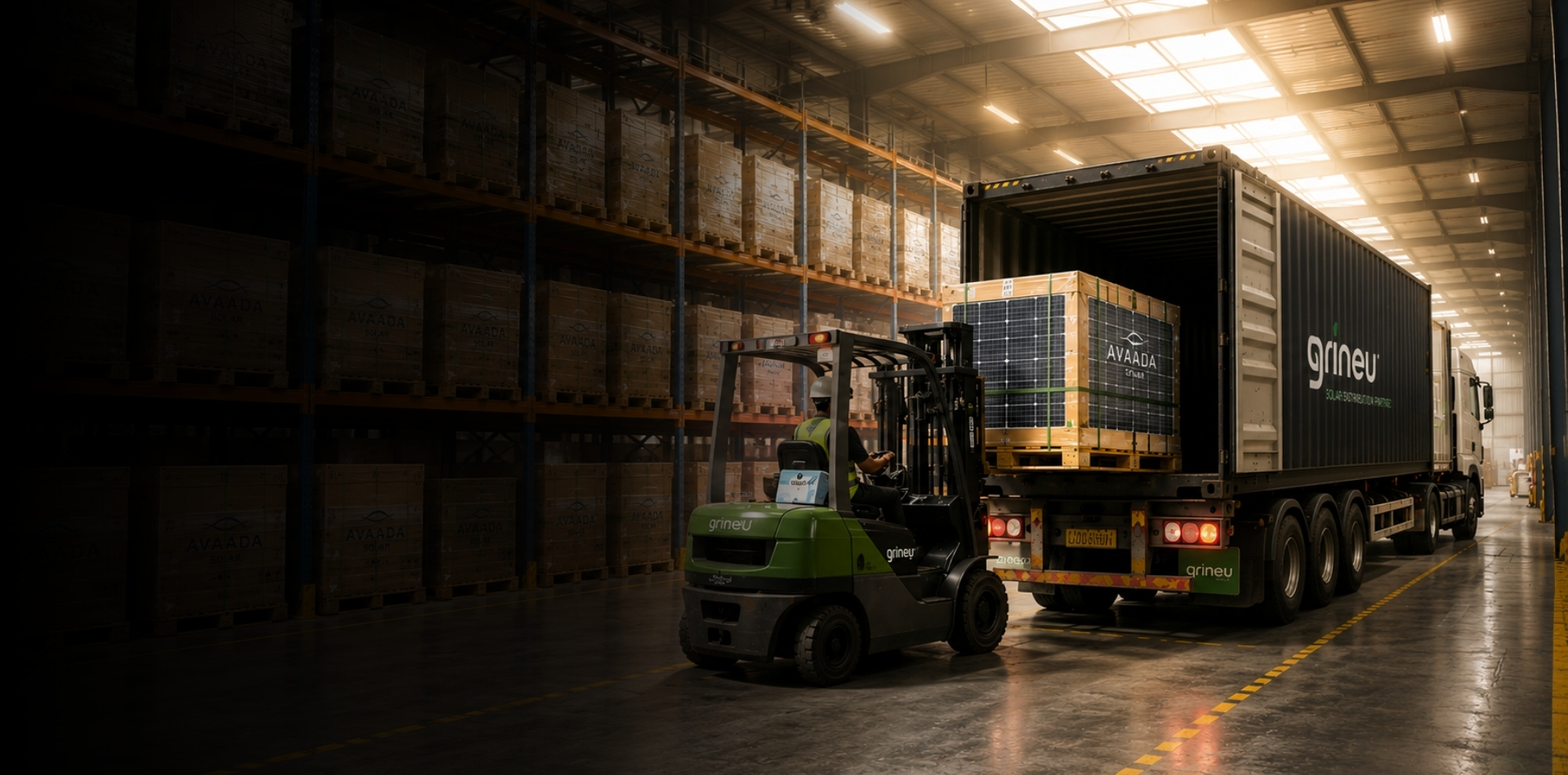 Industrial solar product warehouse and dispatch facility