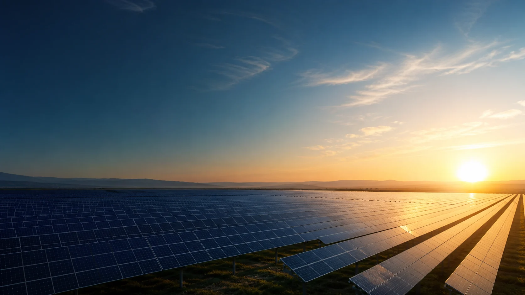 Large solar installation for institutional projects